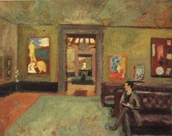 Roger Fry A Room in the Second Post-Impressionist Exhibition(The Matisse Room) oil painting picture